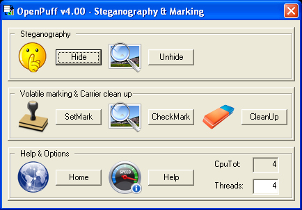 Windows 7 OpenPuff Steganography & Watermarking 4.01 full